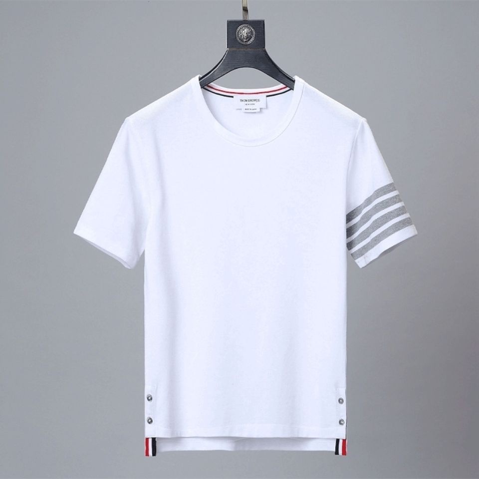 Áo Phông Cổ Tròn Fom Slim Đứng Phối 3 Sọc Vai Siêu Đẹp Cotton Mịn Thoáng Mát Thoải Mái Hoạt Động Hè 2022