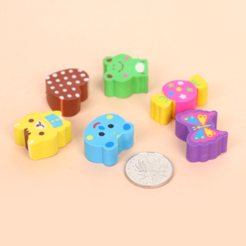 Set 10 tẩy bút chì hoạt hình hàng to đẹp DUASHOP