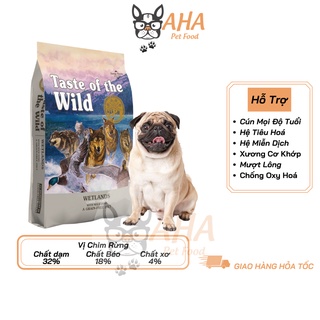 Thức Ăn Cho Chó Pug, Taste Of The Wild Bao 500g - Thức Ăn Cho Chó, Vị Thịt Chim Rừng, Trái Cây Rau Củ Quả