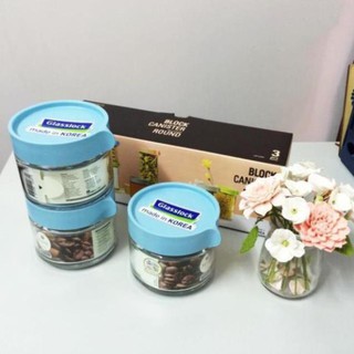 Bộ 3 lọ gia vị glasslock 250ml ig785 hàn quốc