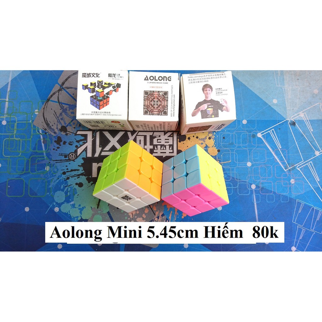 Rubik 3x3x3. Flagship Siêu Giảm Giá. Aolong Mini Stickerless