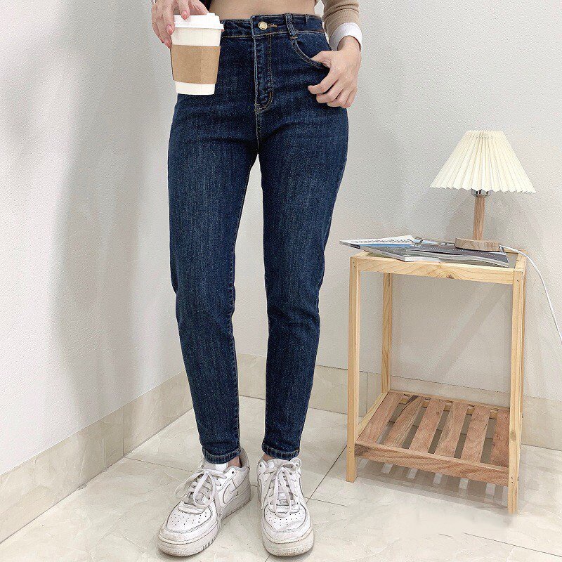 Quần jean baggy bò nữ đẹp chất vải co giãn hàng Quảng Châu phong cách Hàn Quốc style hot năm 2022-HAPONO-J037