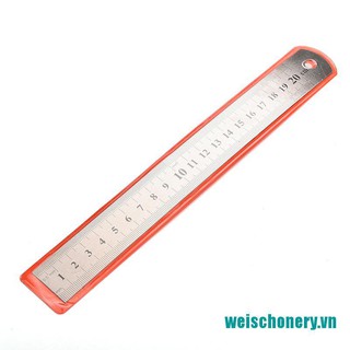 Thước Đo Bằng Kim Loại 20cm Hai Mặt Chuyên Dụng