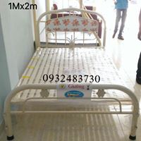 Giường sắt đơn rộng 1m