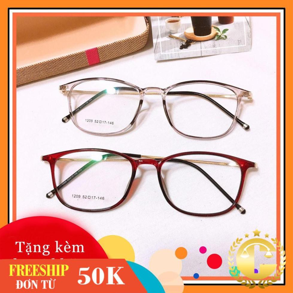 Gọng kính cận 1209 -gọng kính giả cận thời trang nhận cắt mắt cận viễn loạn