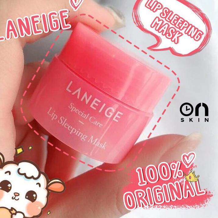 (Hàng Mới Về) Mặt Nạ Ngủ Cho Môi Laneige 100% Ori Mềm Mại Màu Hồng Tự Nhiên | BigBuy360 - bigbuy360.vn