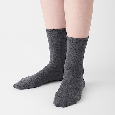 [Chĩnh hãng] Tất vớ Muji trung cổ dáng đứng 90 độ ( êm ái, bảo vệ chống hôi chân )