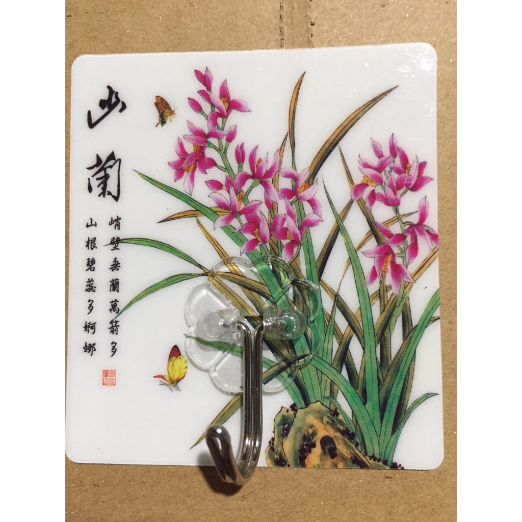 Combo 10 móc dán tường chịu lực treo đồ họa tiết 3D