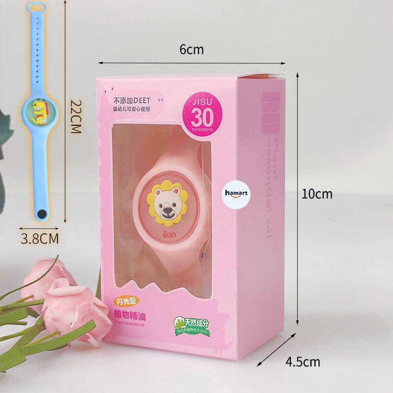 Đồng Hồ Đuổi Muỗi Cho Bé Đồng Hồ Chống Muỗi Hàng Đẹp FULL BOX TINH DẦU ĐÈN LED PHÁT QUANG