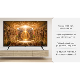 [MIỄN PHÍ GIAO HÀNG - LẮP ĐẶT] 55UG6100 - Android Tivi Casper 4K 55 inch 55UG6100