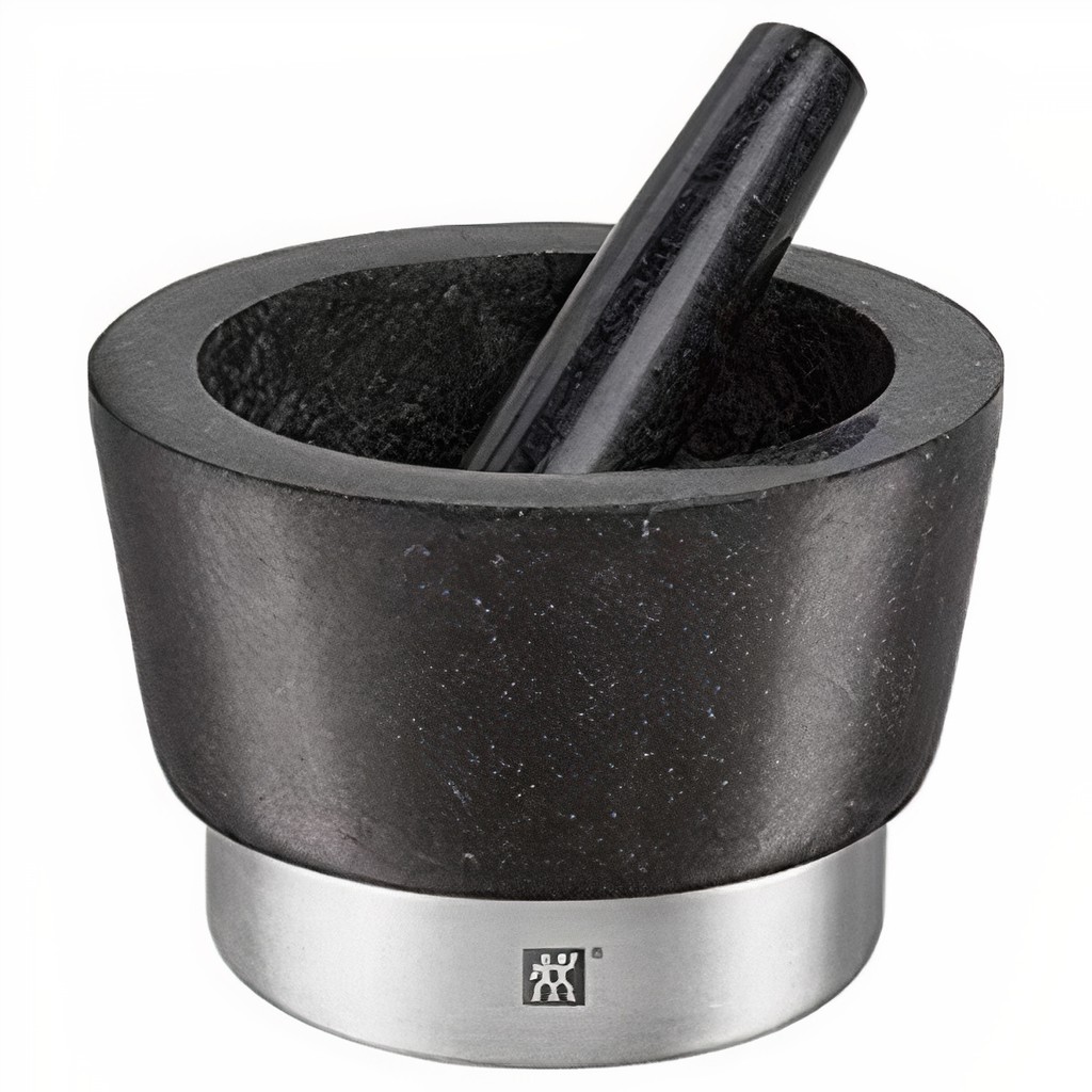 Set chày cối đá Zwilling đế bằng thép 18/10 sáng bóng, không gỉ, hàng Đức