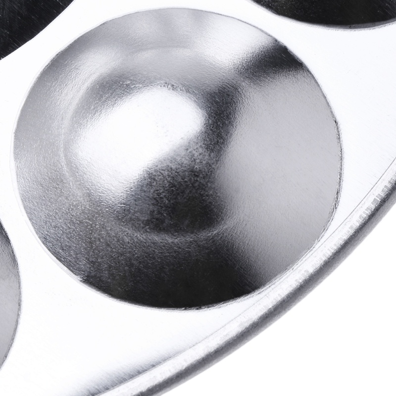 Bảng Pha Màu Sơn Móng Tay Hình Tròn Bằng Nhôm Kèm 10 Rãnh Hỗ Trợ Màu Sắc