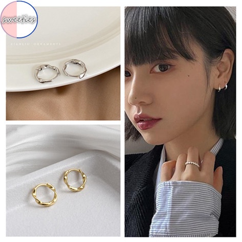 Khuyên tai nữ dạng vòng xoắn đơn giản thời trang