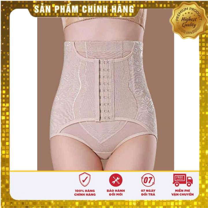 [Free ship - Eo thon - Giảm bụng] Quần gen nịt bụng định hình 3 móc cài cạp cao 100% giảm eo chống cuộn an toàn hiệu quả | BigBuy360 - bigbuy360.vn