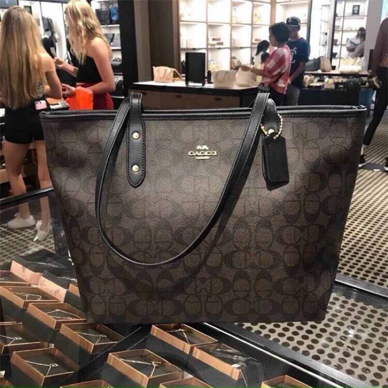 Túi COAC*H CITY size 31 - 45 x 27 cm vừa A4 , laptop