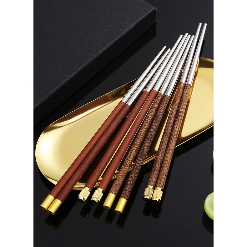 Đôi Đũa Cán Gỗ Phong Cách Trung Hoa Mới Lạ