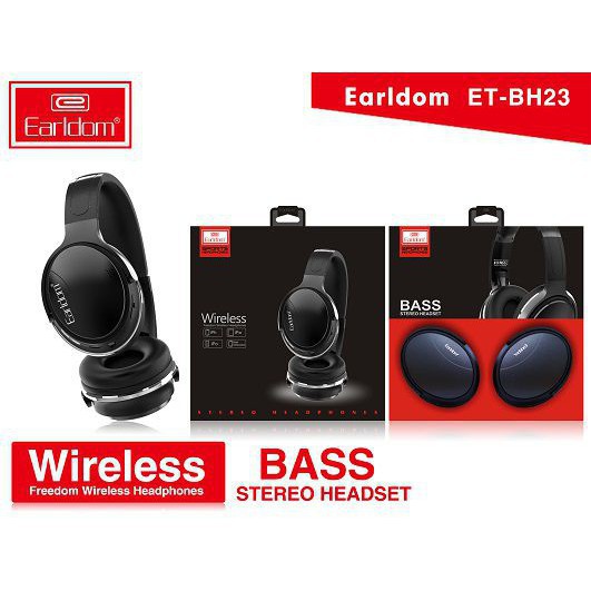 [Mã 267ELSALE hoàn 7% đơn 300K] [CAO CẤP] Tai nghe Bluetooth Earldom BH23