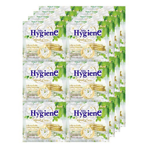 Nước Xả Hygiene Thái Lan Nước xả vải siêu đậm đặc- siêu thơm dây 12 gói chính hãng