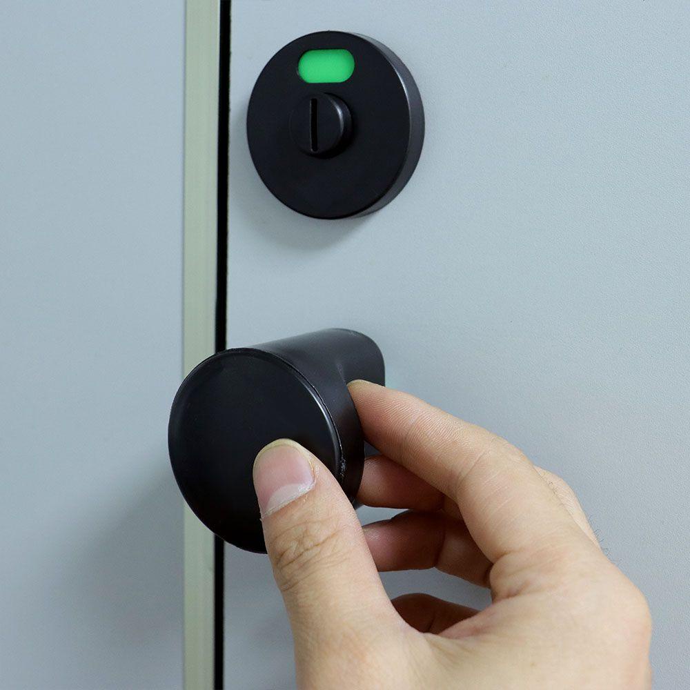 Bộ 2 Núm Tay Cầm Cửa Nhà Tắm Hình Tròn Tiện Dụng