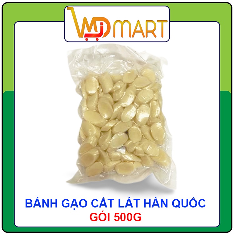 Bánh gạo hàn quốc tokbokki cắt lát gói 500g