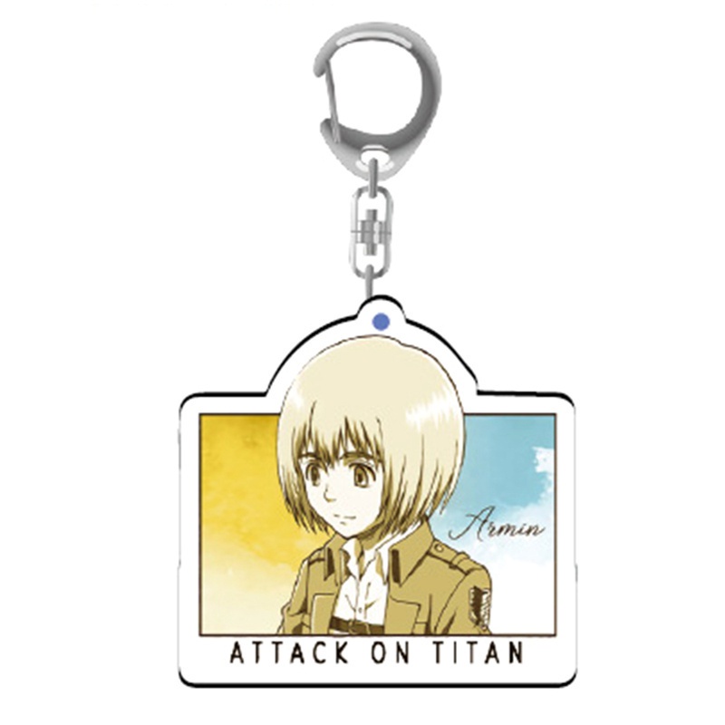 Tmdbyx Móc Khóa Nhựa Acrylic Hình Anime Attack On Titan