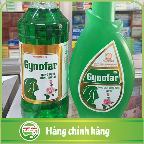 DUNG DỊCH DÙNG NGOÀI GYNOFAR - VỆ SINH PHỤ NỮ, SÁT TRÙNG NGOÀI DA, MỤN NHỌT, RÂM SẨY