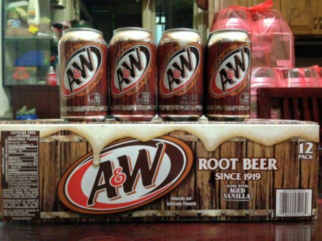 NƯỚC NGỌT XÁ XỊ A&W MỸ LON 355ML