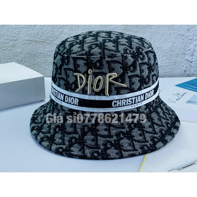 [Mã FAMARAL1 giảm 10K đơn 50K]Nón ❤️ bo bucket vải nhập dệt chữ unisex vnxk hot trend thời trang