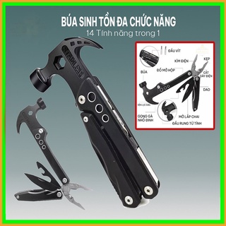 🎫𝘽𝙖̉𝙤 𝙃𝙖̀𝙣𝙝 𝟮 𝙉𝙖̆𝙢🎫Kìm phượt 14 chức năng bỏ túi nhỏ gọn, Dụng cụ đi phượt cắm trại picnic
