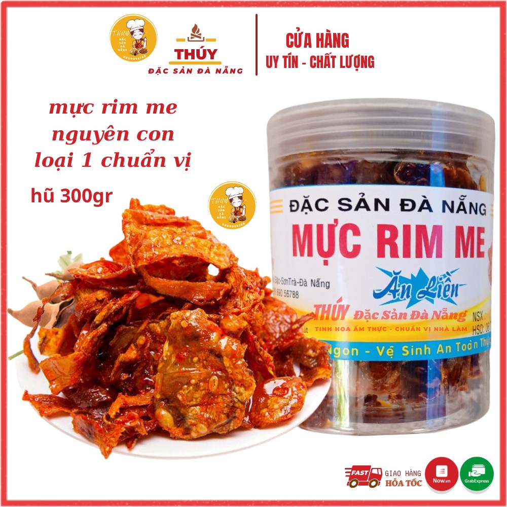 Mực rim me nguyên con chuẩn vị Thúy Đặc Sản Đà Nẵng hũ 300gr