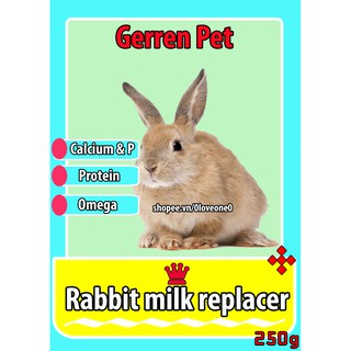 SỬA CHO THỎ CON- THỎ TRƯỞNG THÀNH GERREN PET( 250GAM)