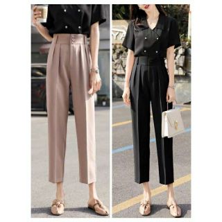 Quần baggy nữ lưng cao 3 khuy (mã 204)