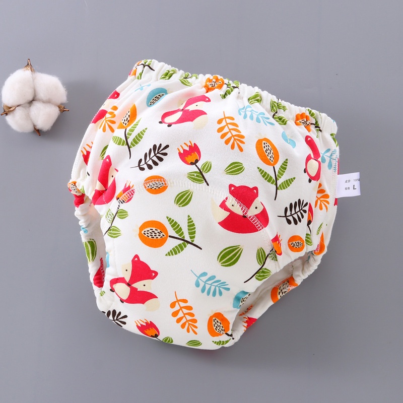 Tã Quần Cotton 6 Lớp Chống Nước Tái Sử Dụng Cho Bé