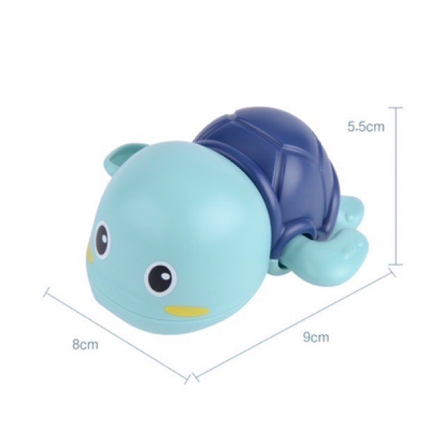 Rùa bơi đáng yêu cho bé thả bồn nhà tắm nhỏ gọn, dễ thương đồ chơi dưới nước cho bé