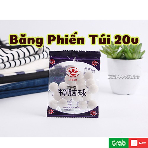Gói băng phiến túi khử mùi nấm mốc tủ quần áo giày dép, nhà vệ sinh – Viên long não đuổi côn trùng