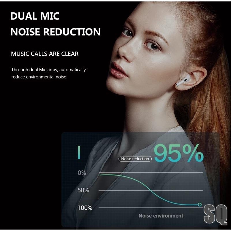 Tai Nghe Không Dây Mini Pro4 Bluetooth 5.0 TWS Có Hộp Sạc Cho Điện Thoại Thông Minh PK
