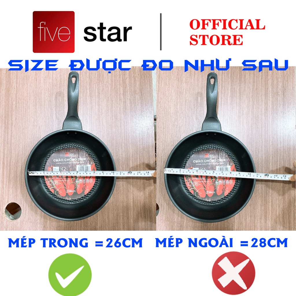 Nắp Kính Fivestar Dùng Cho Nồi Và Chảo 16/18/20/24cm/26cm/28cm/30/32cm - nắp đậy vung nồi và chảo