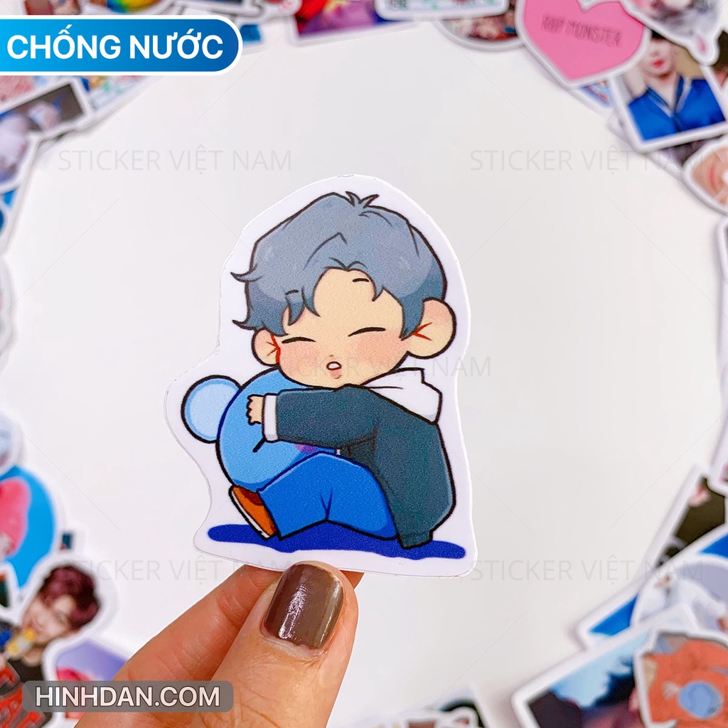 [BTS Kpop Stickers] Chất Liệu PVC Bền Chống Nước Dán Trang Trí Sổ Tay Nón Bảo Hiểm Laptop | Sticker Việt Nam