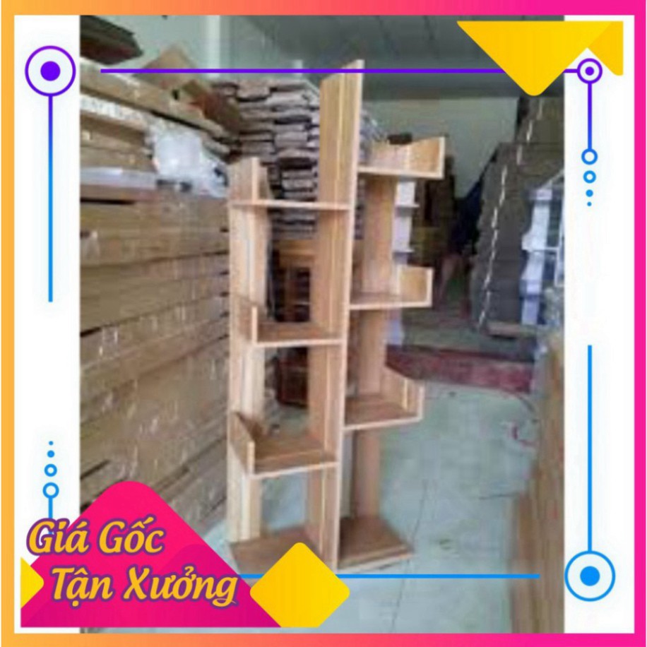 [sale sốc.] Kệ sách hình cây ☀️FREESHIP ☀️ Kệ sách gỗ xương rồng 8 ngăn chất kiệu mdf chống mối