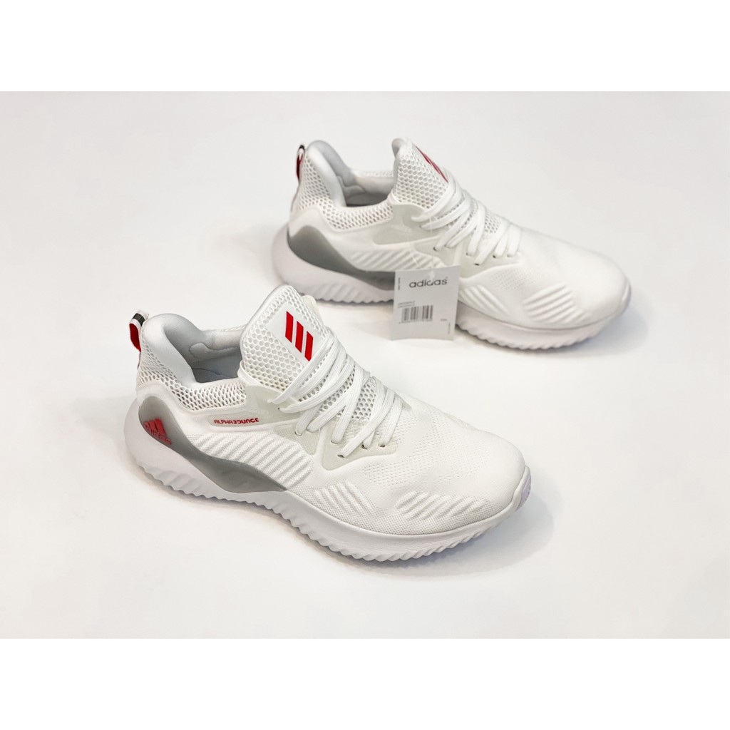 GIÀY ALPHA BOUNCE BEYOND NAM CAO CẤP ÊM BỀN NHẸ THOÁNG (TRẮNG ĐỎ)