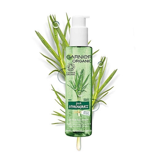 Gel rửa mặt Garnier, ngăn ngừa mụn, mịn da, chiết xuất thiên nhiên, nội địa Đức, Eumarket.