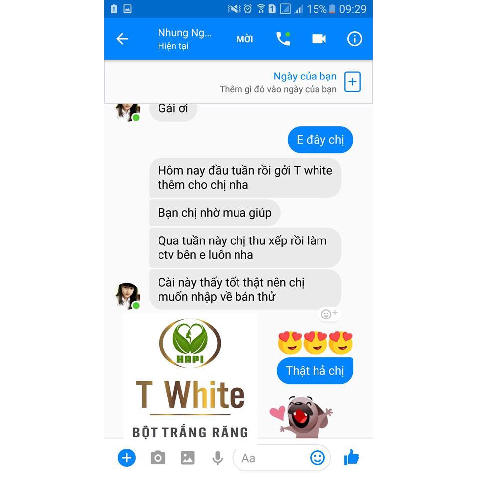 Bột trắng răng T White