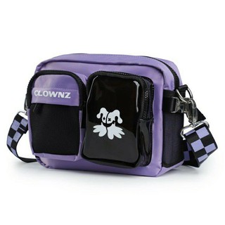 Túi đeo chéo ClownZ v4 thời trang nam nữ đi chơi đi du lich đen giá rẻ