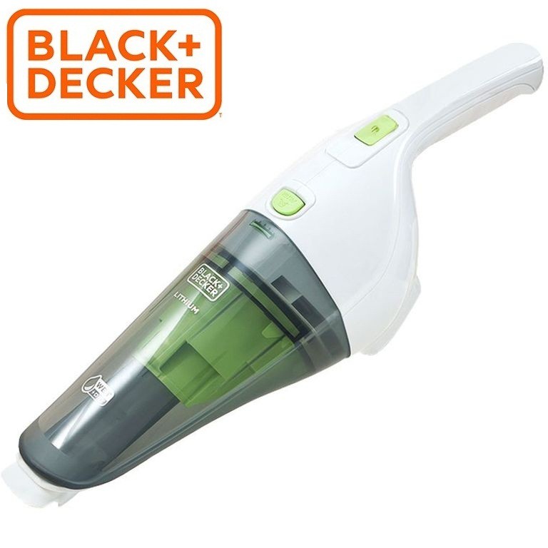 7.2V MÁY HÚT BỤI (ƯỚT+KHÔ) BLACK+DECKER DÙNG PIN LI-ION CẦM TAY WD7201G-B1 (NEW 2017)