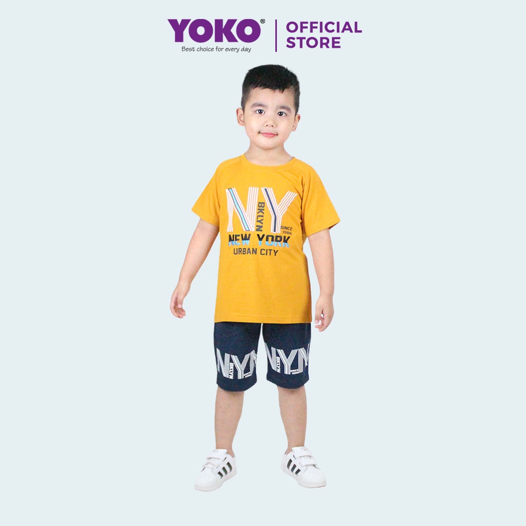 Bộ Quần Áo Thun Tay Ngắn Bé Trai (1-5 Tuổi) YOKO KID'S FASHION 20451T