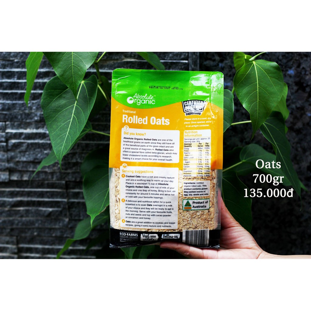 Yến mạch absolute 700g