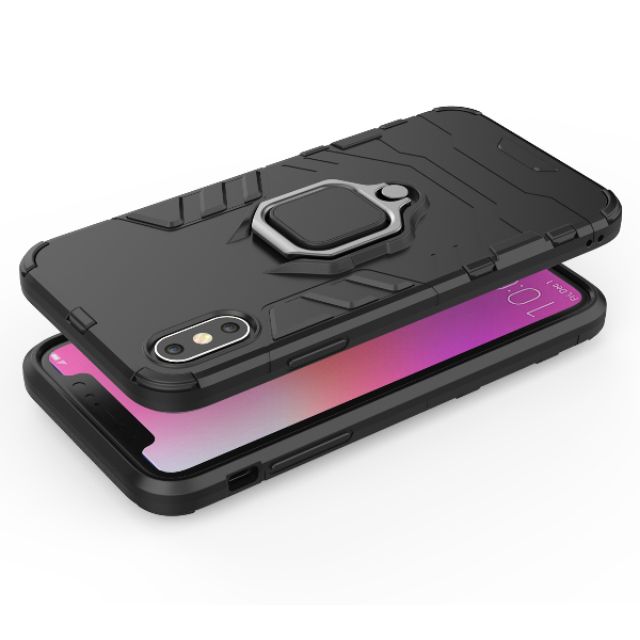 Ốp lưng Iphone X / Xs / Iphone 11 Pro / Iphone 12 / 12 Pro / 14 Pro chống sốc Iron Man Iring giá đỡ xem phim siêu bền