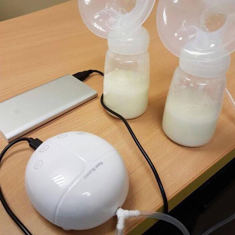 Máy Hút Sữa Điện Đôi Real Bubee Chính Hãng (Có Bảo Hành )