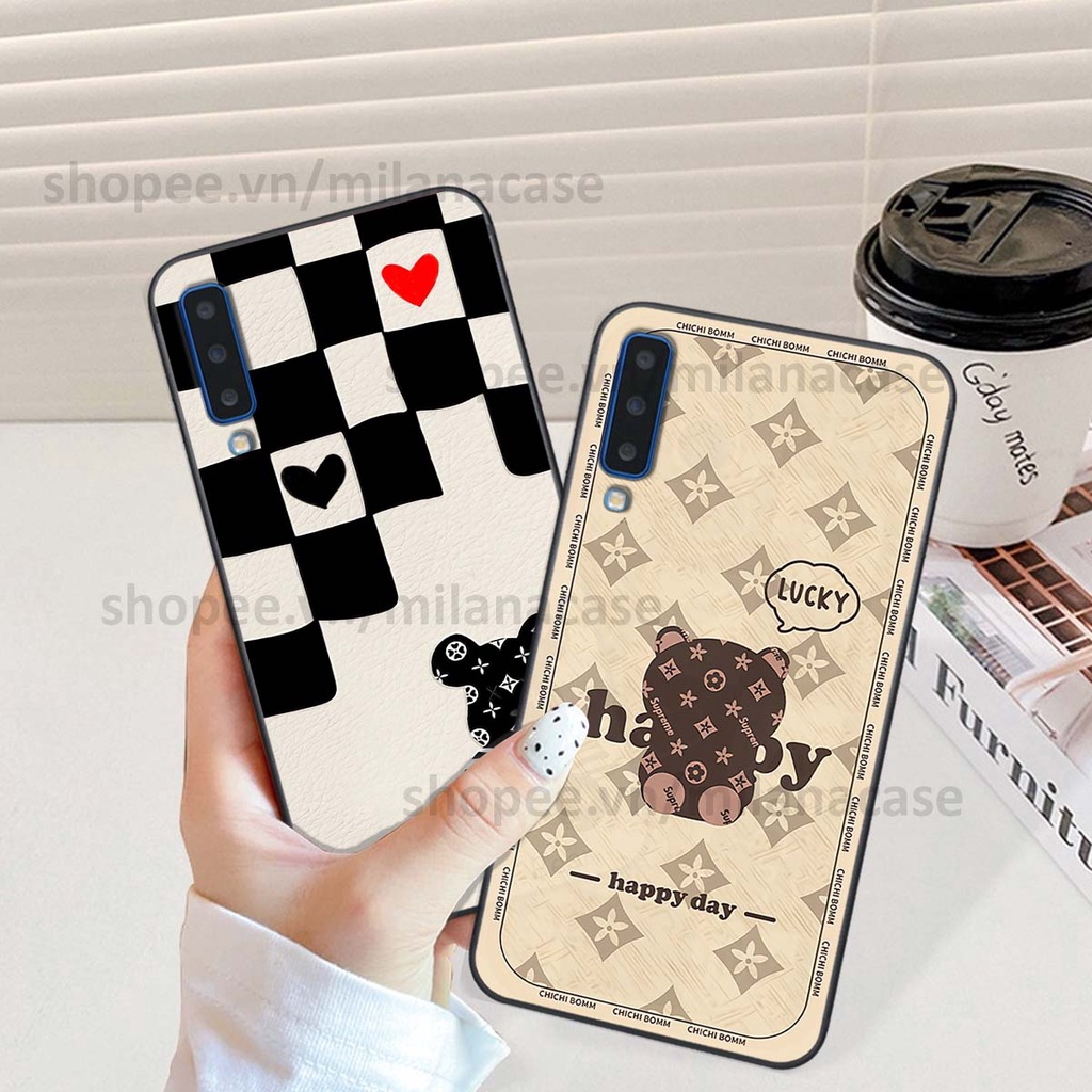 Ốp Samsung A7 2018 / A9 2018 gấu be@rBrick gấu Teddy Kaws siêu đẹp, phong cách, cá tính