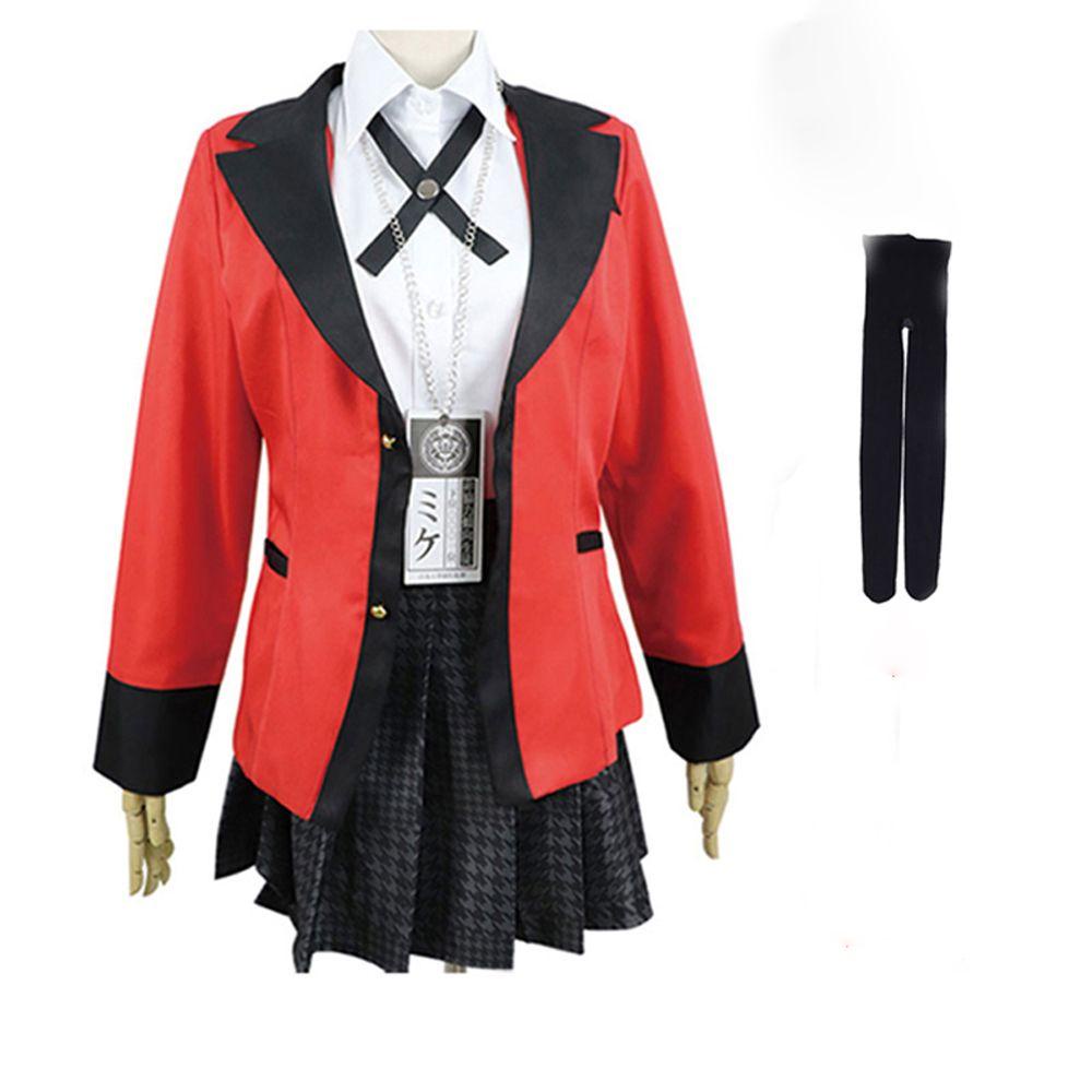 ANEMONE Bộ Đồng Phục Hóa Trang Kakegurui Yumeko Jabami Cho Nữ